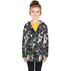 Abstract Science Fiction Kids  Double Breasted Button Coat