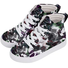 Abstract Science Fiction Kids  Hi-top Skate Sneakers