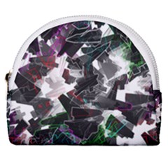Abstract Science Fiction Horseshoe Style Canvas Pouch by HermanTelo