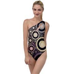 Art Retro Vintage To One Side Swimsuit