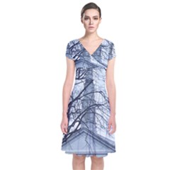Bowling Green Prout Chapel Short Sleeve Front Wrap Dress by Riverwoman