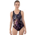 Amethyst Cut-Out Back One Piece Swimsuit View1