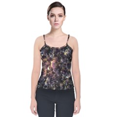 Amethyst Velvet Spaghetti Strap Top