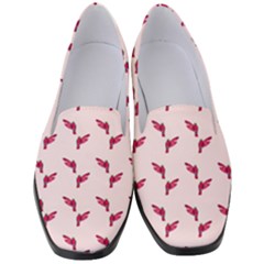 Pink Parrot Pattern Women s Classic Loafer Heels by snowwhitegirl