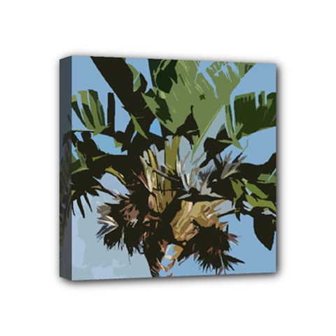 Palm Tree Mini Canvas 4  X 4  (stretched) by snowwhitegirl