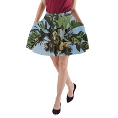 Palm Tree A-line Pocket Skirt by snowwhitegirl