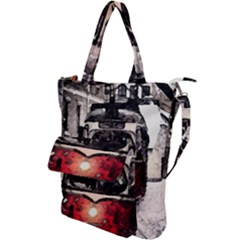 Winter Trolley Shoulder Tote Bag by snowwhitegirl