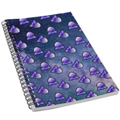 Kawaii Space Rocket Pattern 5 5  X 8 5  Notebook by snowwhitegirl