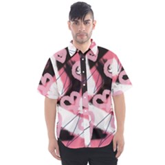 Heart Abstract Men s Short Sleeve Shirt