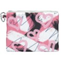 Heart Abstract Canvas Cosmetic Bag (XXL) View1