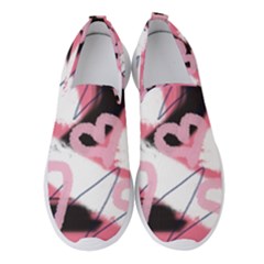 Heart Abstract Women s Slip On Sneakers