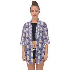 Halloween Ghost Bat Open Front Chiffon Kimono