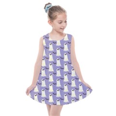 Halloween Ghost Bat Kids  Summer Dress