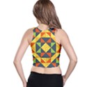 Background Geometric Color Plaid Racer Back Crop Top View2