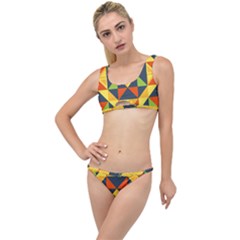 Background Geometric Color Plaid The Little Details Bikini Set