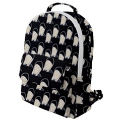 Beanie Boy Pattern Flap Pocket Backpack (Small)