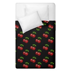 Retro Black Cherries Duvet Cover Double Side (single Size)