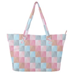 Background Pastel Full Print Shoulder Bag