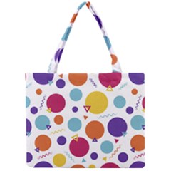 Background Polka Dot Mini Tote Bag by HermanTelo