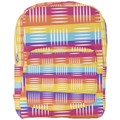 Background Line Rainbow Full Print Backpack