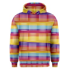 Background Line Rainbow Men s Overhead Hoodie by HermanTelo