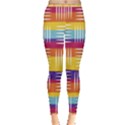 Background Line Rainbow Inside Out Leggings View1