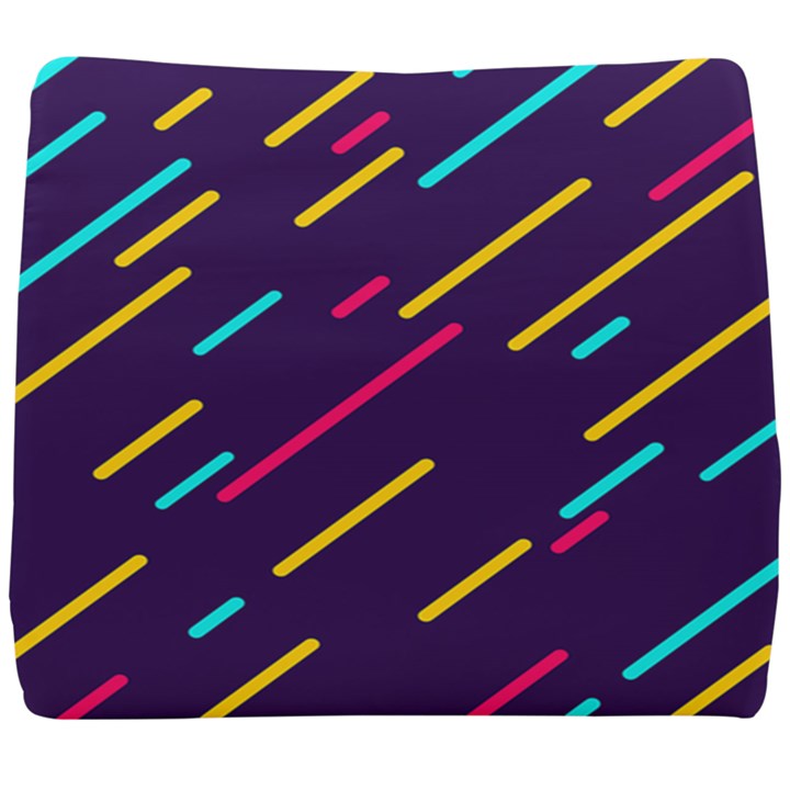 Background Lines Forms Seat Cushion