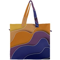 Autumn Waves Canvas Travel Bag by HermanTelo