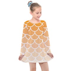 Background Skin Dragon Kids  Long Sleeve Dress