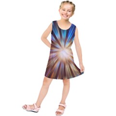 Background Spiral Abstract Kids  Tunic Dress