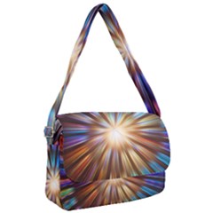 Background Spiral Abstract Courier Bag