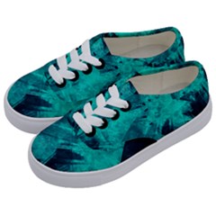 Background Texture Kids  Classic Low Top Sneakers by HermanTelo