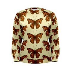 Butterflies Insects Pattern Women s Sweatshirt