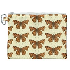 Butterflies Insects Pattern Canvas Cosmetic Bag (xxl)
