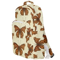 Butterflies Insects Pattern Double Compartment Backpack