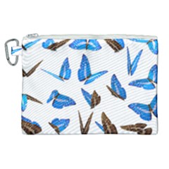 Butterfly Unique Background Canvas Cosmetic Bag (xl) by HermanTelo