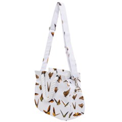 Butterflies Insect Swarm Rope Handles Shoulder Strap Bag by HermanTelo