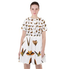 Butterflies Insect Swarm Sailor Dress by HermanTelo