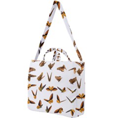 Butterflies Insect Swarm Square Shoulder Tote Bag