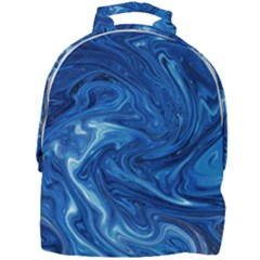 Blue Pattern Texture Art Mini Full Print Backpack
