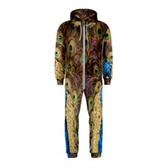 Bird Peacock Feather Hooded Jumpsuit (kids)