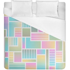 Color Blocks Abstract Background Duvet Cover (king Size) by HermanTelo