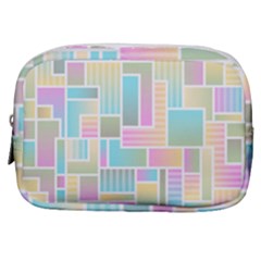 Color Blocks Abstract Background Make Up Pouch (small) by HermanTelo