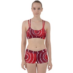 Circles Red Perfect Fit Gym Set by HermanTelo