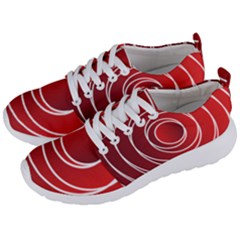 Circles Red Men s Lightweight Sports Shoes