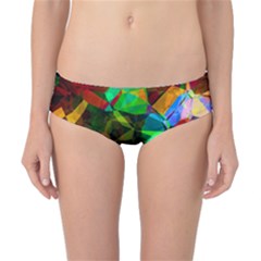 Color Abstract Polygon Classic Bikini Bottoms