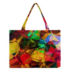 Color Abstract Polygon Medium Tote Bag