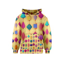Colorful Background Stones Jewels Kids  Pullover Hoodie by HermanTelo