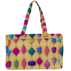 Colorful Background Stones Jewels Canvas Work Bag