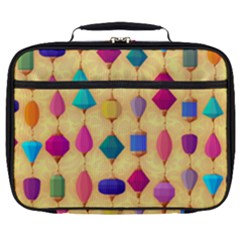 Colorful Background Stones Jewels Full Print Lunch Bag by HermanTelo